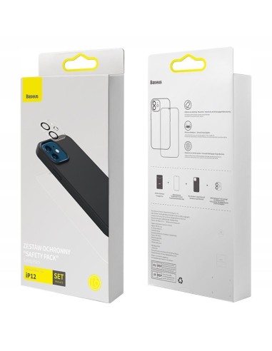 Baseus Etui Ze Szkłem Hartowanym Do Ekranu I Aparatu do iPhone 12