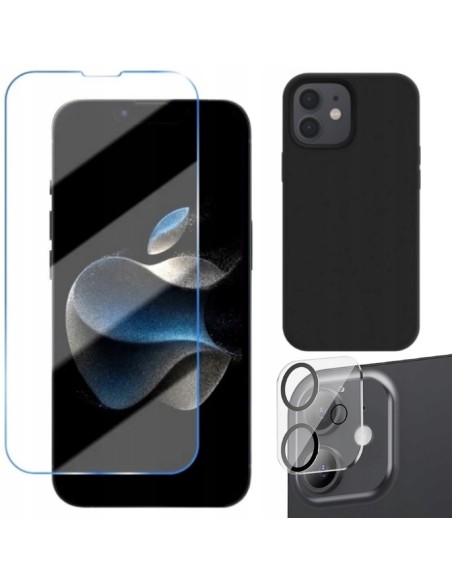 Baseus Etui Ze Szkłem Hartowanym Do Ekranu I Aparatu do iPhone 12