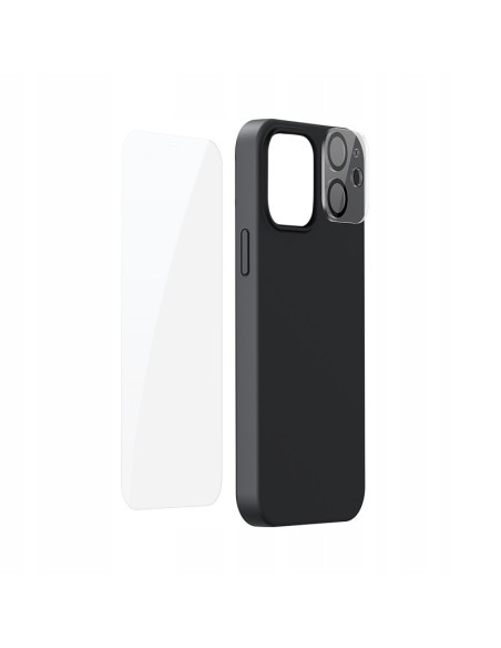 Baseus Etui Ze Szkłem Hartowanym Do Ekranu I Aparatu do iPhone 12