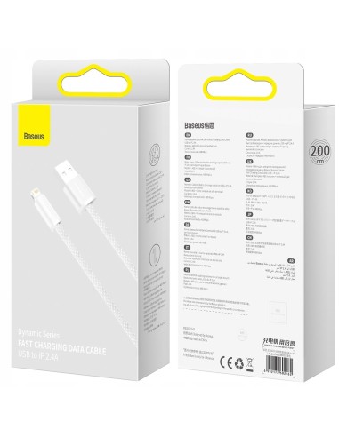 Baseus Dynamic Series Kabel USB Do Lightning 2m Biały