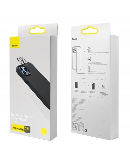 Baseus Etui Ze Szkłem Hartowanym Do Ekranu i Aparatu do iPhone 13 Pro Max