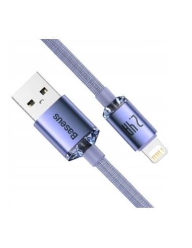 Baseus Crystal Shine Kabel USB Do Lightning 2m Fioletowy