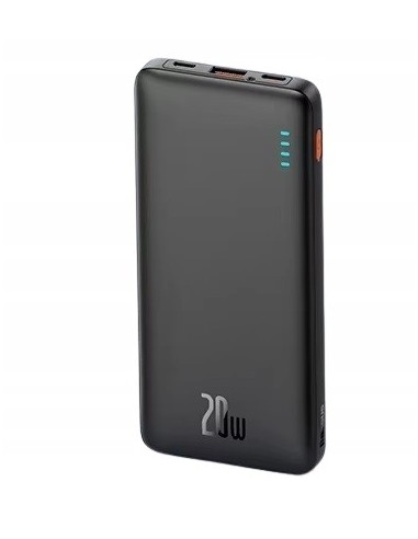 Baseus Airpow Power Bank 20W 10000mAh Z Kablem USB-C Czarny