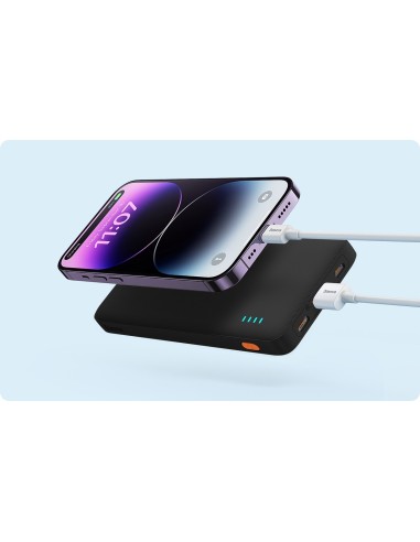 Baseus Airpow Power Bank 20W 10000mAh Z Kablem USB-C Czarny