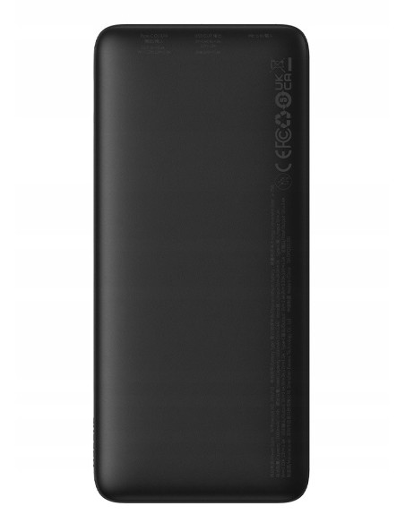 Baseus Airpow Power Bank 20W 10000mAh Z Kablem USB-C Czarny