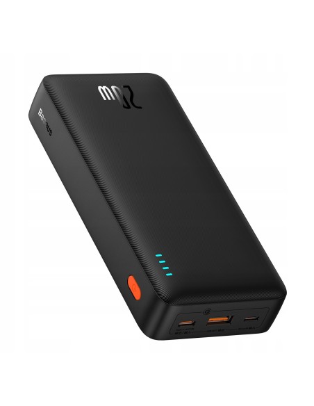 Baseus Airpow Power Bank 20W 20000mAh z Kablem USB-C Czarny