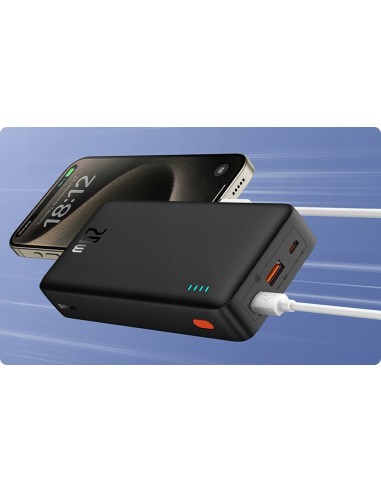 Baseus Airpow Power Bank 20W 20000mAh z Kablem USB-C Czarny