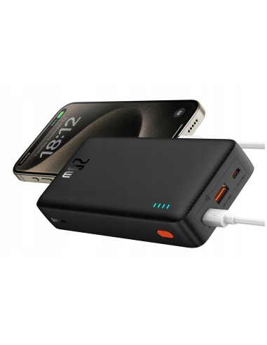 Baseus Airpow Power Bank 20W 20000mAh z Kablem USB-C Czarny