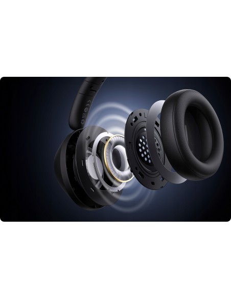 Baseus Bass 30 Max Słuchawki Nauszne Czarne