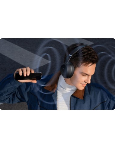 Baseus Bass 30 Max Słuchawki Nauszne Czarne