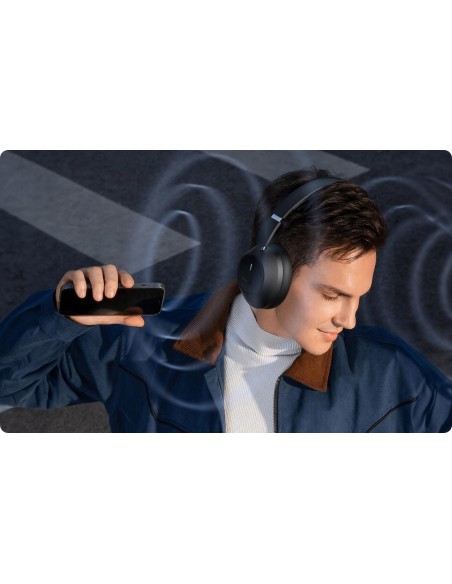 Baseus Bass 30 Max Słuchawki Nauszne Czarne