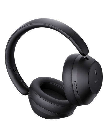 Baseus Bass 30 Max Słuchawki Nauszne Czarne