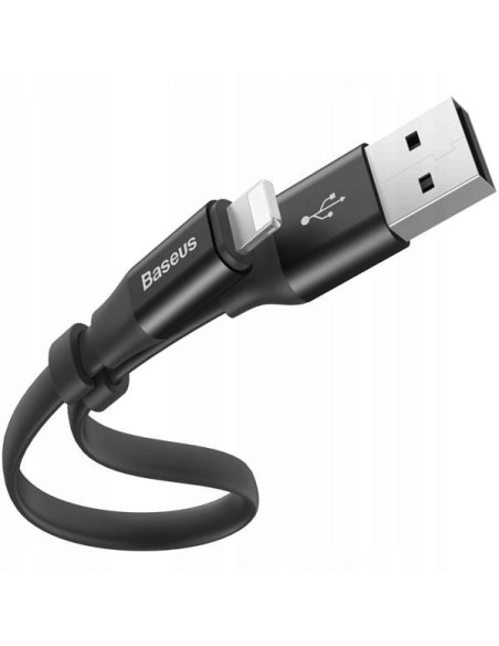 Baseus Nimble Kabel 2w1 USB Do Lightning 23cm Czarny