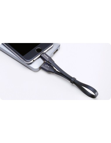 Baseus Nimble Kabel 2w1 USB Do Lightning 23cm Czarny