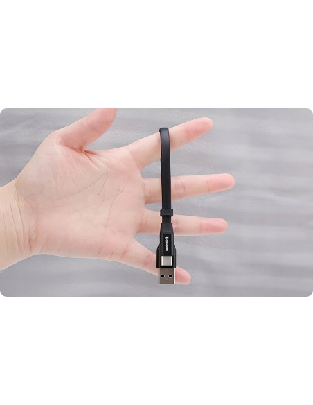 Baseus Nimble Kabel 2w1 USB Do Lightning 23cm Czarny