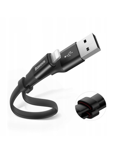 Baseus Nimble Kabel 2w1 USB Do Lightning 23cm Czarny