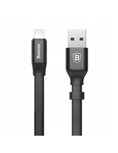 Baseus Nimble Kabel 2w1 USB Do Lightning 23cm Czarny