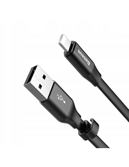 Baseus Nimble Kabel 2w1 USB Do Lightning 23cm Czarny