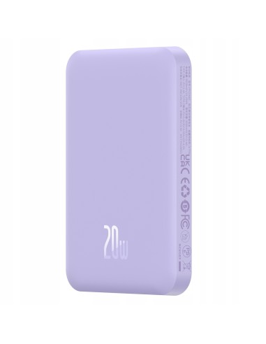 Baseus Magnetic Mini Power Bank Magsafe 5000mAh 20W Fioletowy