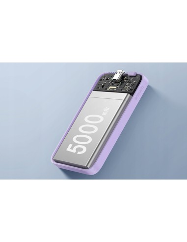 Baseus Magnetic Mini Power Bank Magsafe 5000mAh 20W Fioletowy