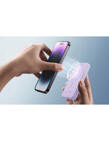 Baseus Magnetic Mini Power Bank Magsafe 5000mAh 20W Fioletowy