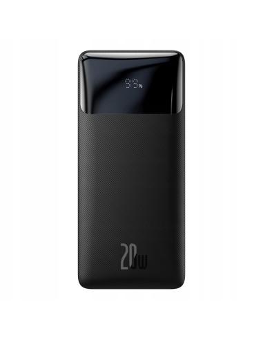 Baseus Bipow Power Bank Z Cyfrowym Wyświtlaczem 10000mAh 20W Czarny