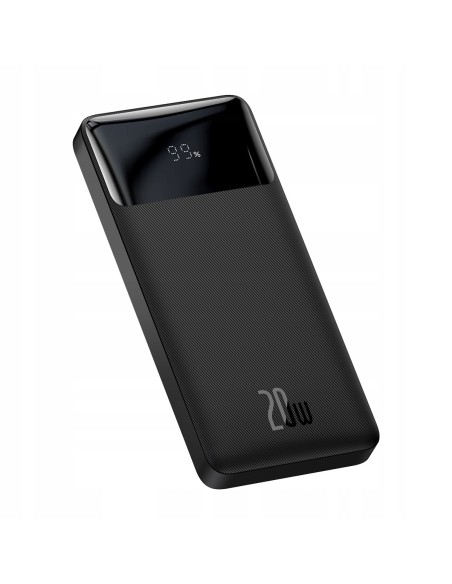 Baseus Bipow Power Bank Z Cyfrowym Wyświtlaczem 10000mAh 20W Czarny
