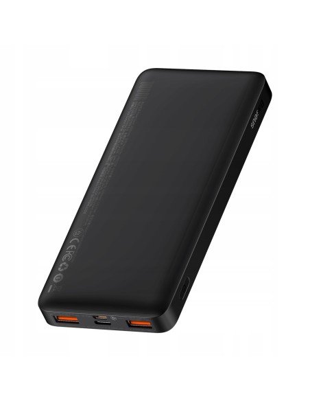 Baseus Bipow Power Bank Z Cyfrowym Wyświtlaczem 10000mAh 20W Czarny