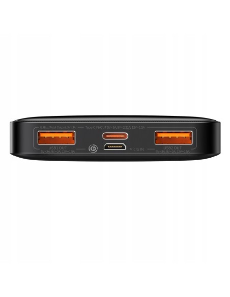 Baseus Bipow Power Bank Z Cyfrowym Wyświtlaczem 10000mAh 20W Czarny