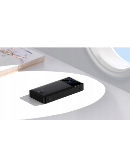 Baseus Bipow Power Bank Z Cyfrowym Wyświtlaczem 10000mAh 20W Czarny
