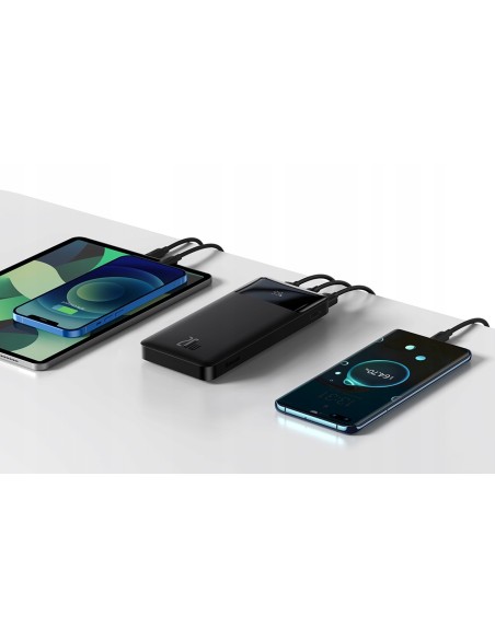 Baseus Bipow Power Bank Z Cyfrowym Wyświtlaczem 10000mAh 20W Czarny