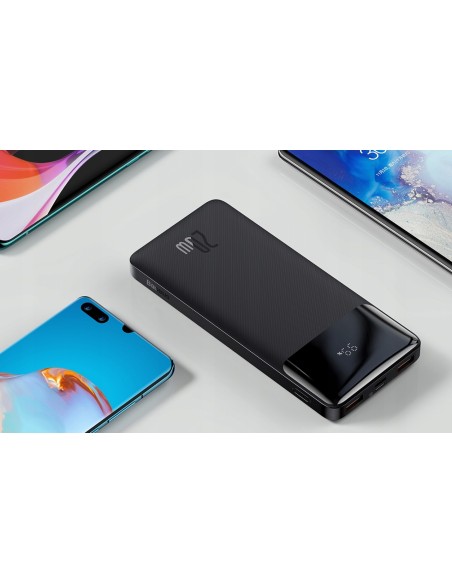 Baseus Bipow Power Bank Z Cyfrowym Wyświtlaczem 10000mAh 20W Czarny