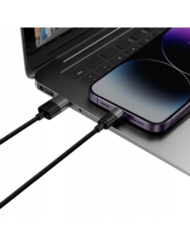 Baseus StarSpeed Kabel 3w1 USB Do Micro Lightning USB-C 1.2m Czarny