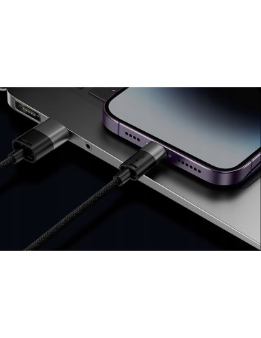 Baseus StarSpeed Kabel 3w1 USB Do Micro Lightning USB-C 1.2m Czarny