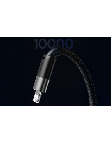Baseus StarSpeed Kabel 3w1 USB Do Micro Lightning USB-C 1.2m Czarny