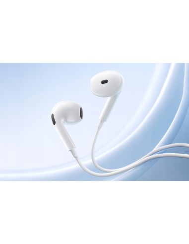 Baseus Encok CZ19  Słuchawki Przewodowe Douszne USB-C Białe