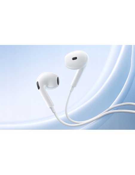 Baseus Encok CZ19  Słuchawki Przewodowe Douszne USB-C Białe
