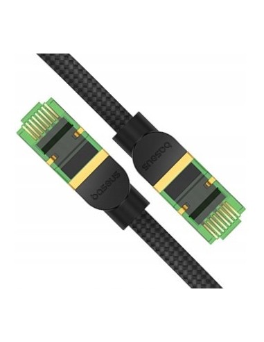 Baseus High Speed CAT8 Kabel Sieciowy 40Gb/s 0.5m Czarny