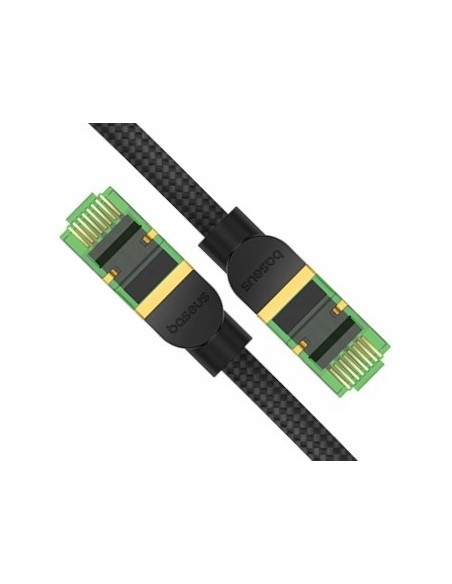 Baseus High Speed CAT8 Kabel Sieciowy 40Gb/s 0.5m Czarny