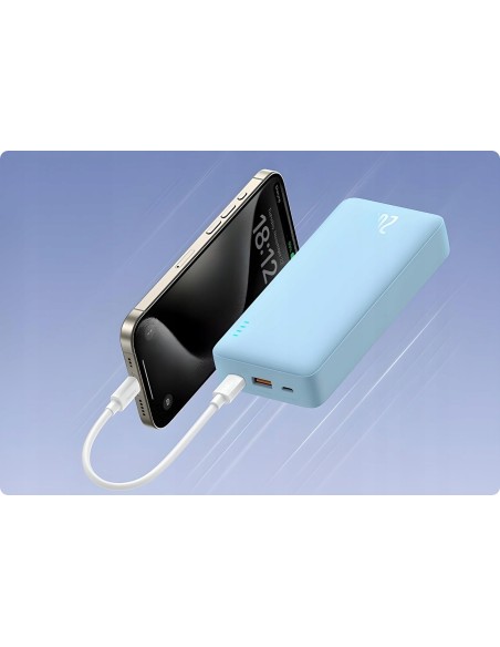 Baseus Airpow Power Bank Z Szybkim Ładowaniem 20W 10000mAh Niebieski