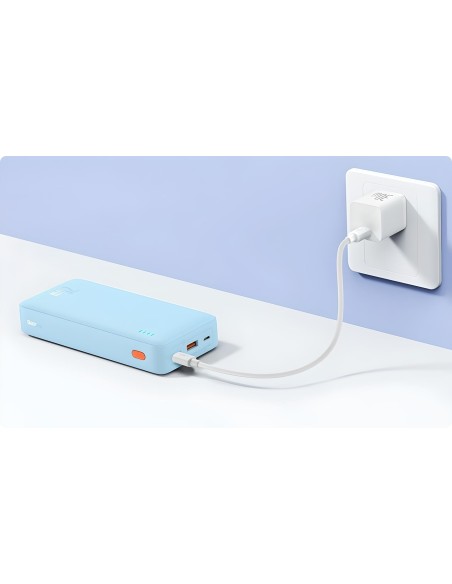 Baseus Airpow Power Bank Z Szybkim Ładowaniem 20W 10000mAh Niebieski