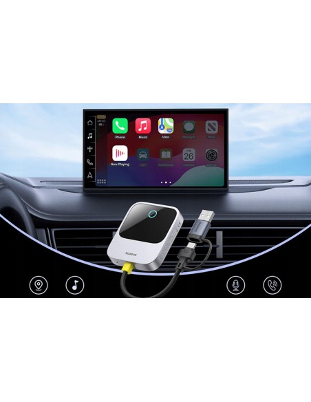 Baseus SafeJourney Adapter Bezprzewodowy Szary