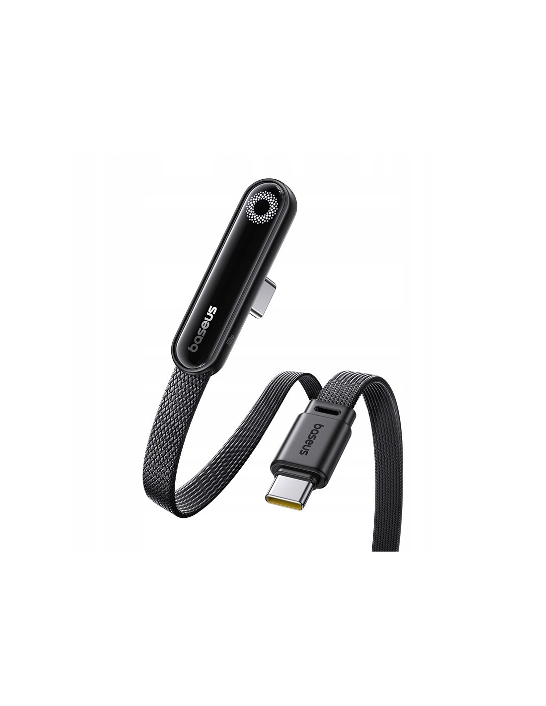 Baseus MVP 3 Kabel Kątowy USB-C Do USB-C 100W 1m Czarny