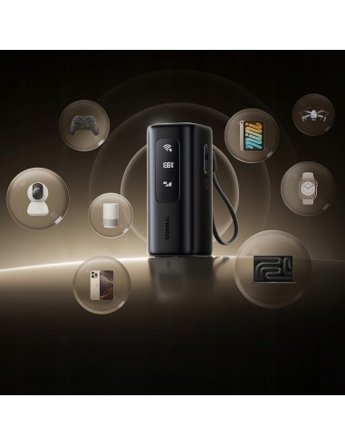 Baseus EnerGeek GX11 MiFi Power Bank 20000mAh 67W Czarny