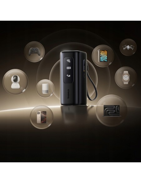Baseus EnerGeek GX11 MiFi Power Bank 20000mAh 67W Czarny