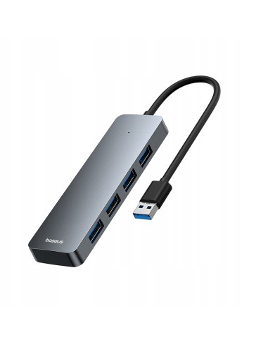 Baseus UltraJoy Series HUB 4 Porty Szary (USBA to USB3.0*4)