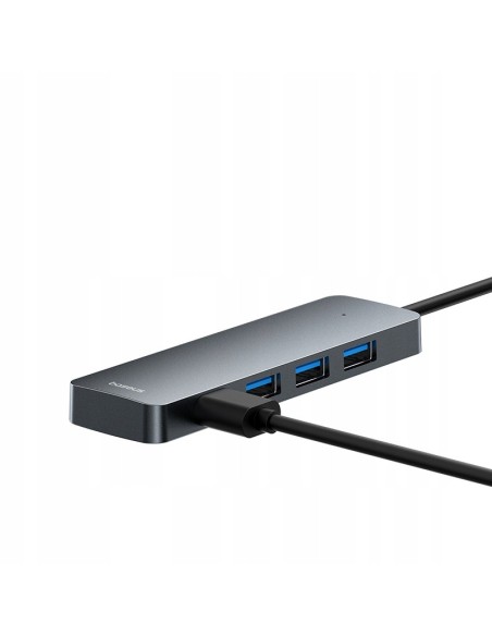 Baseus UltraJoy Series HUB 4 Porty Szary (USBA to USB3.0*4)