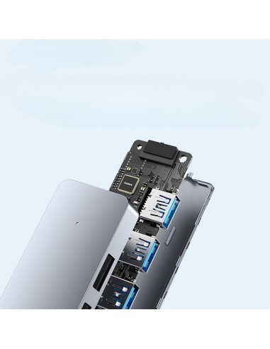 Baseus UltraJoy Series HUB 4 Porty Szary (USBA to USB3.0*4)