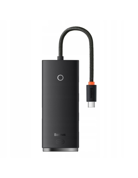 Baseus Lite Series HUB USB-C - USB 3.0 x 4 Kabel 25cm Czarny
