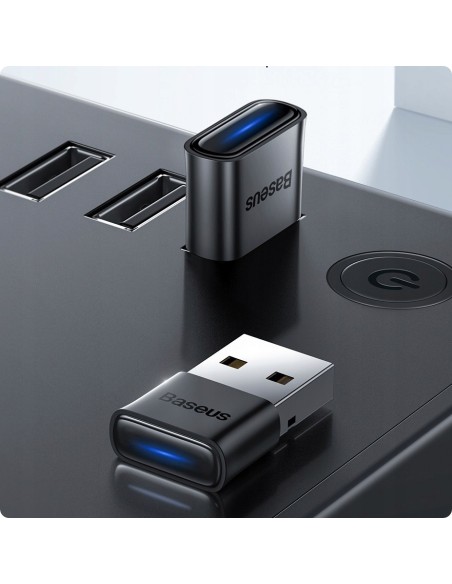 Baseus BA04 Adapter USB Bluetooth 5.1 Czarny